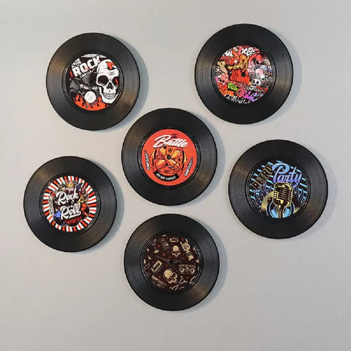 Personalized album CD fridge magnet with custom photo and song