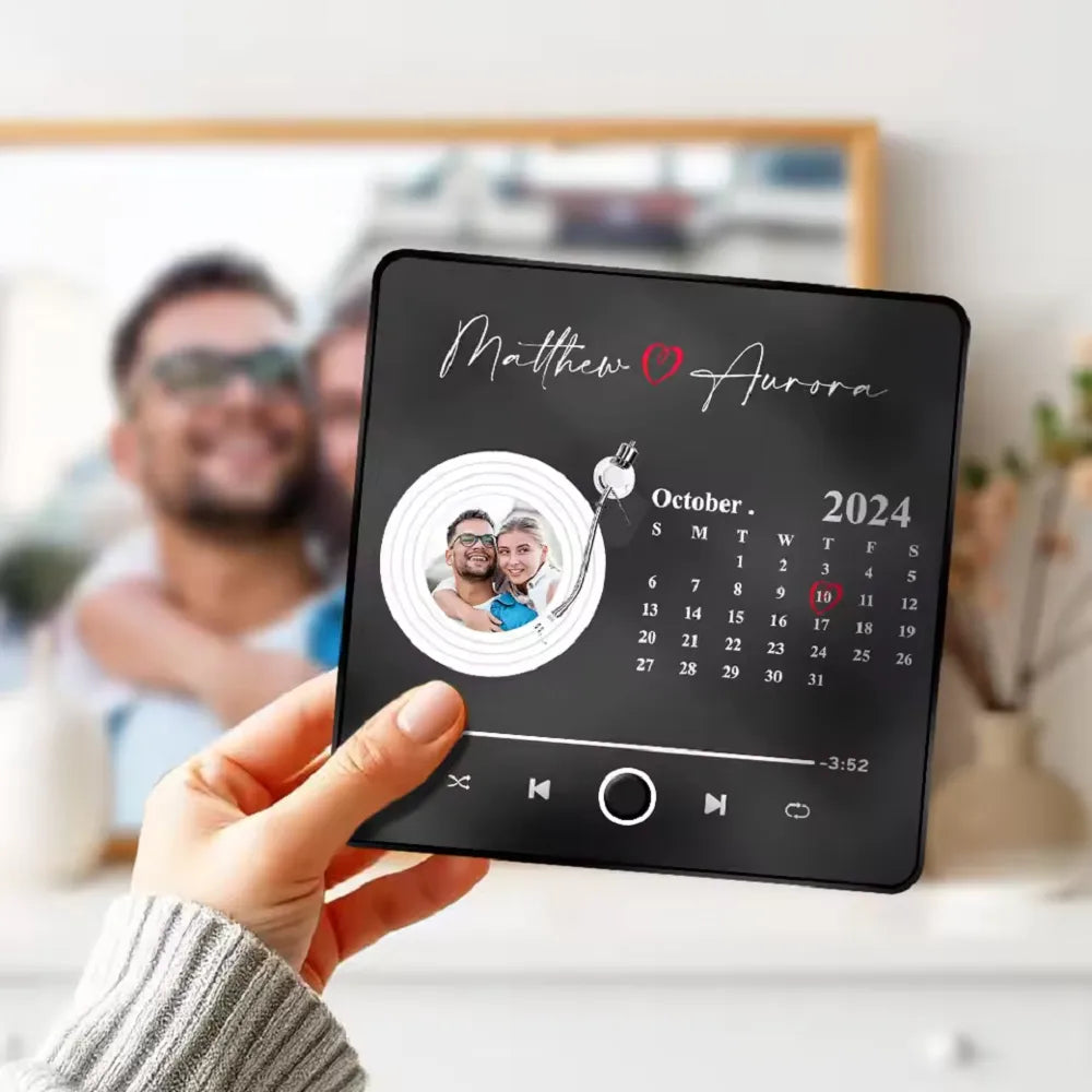 recordable musical fridge magnet with custom voice message